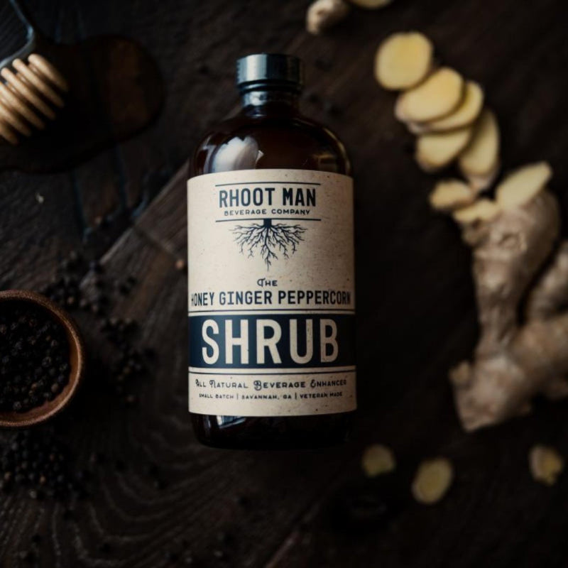 Rhoot Man Honey Ginger Peppercorn Shrub