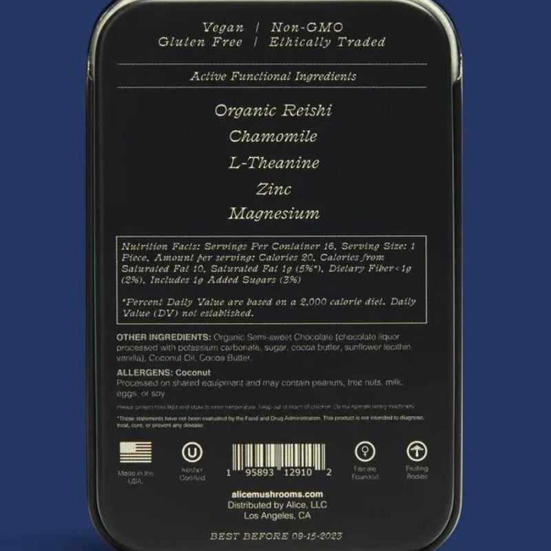 Alice Mushroom Chocolates Nightcap