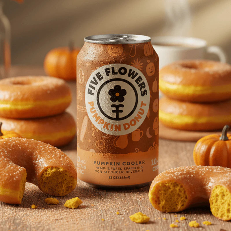 Five Flowers Pumpkin Donut