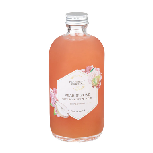Perfectly Cordial Pear and Rose with Pink Peppercorn