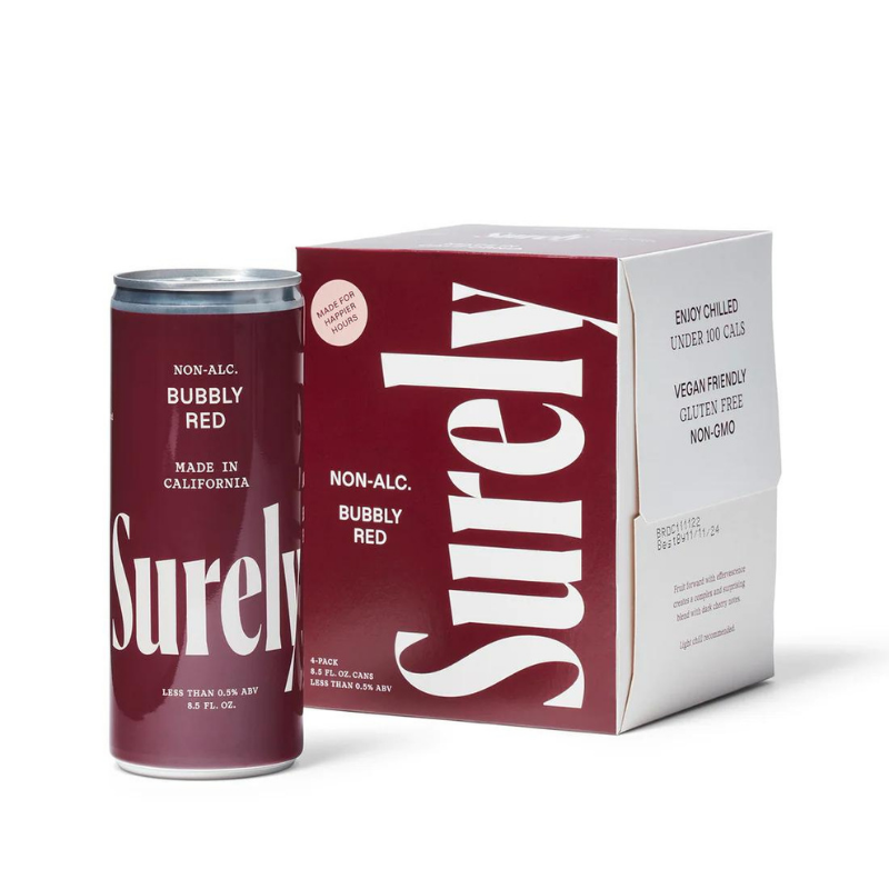 Surely Bubbly Red Single Can