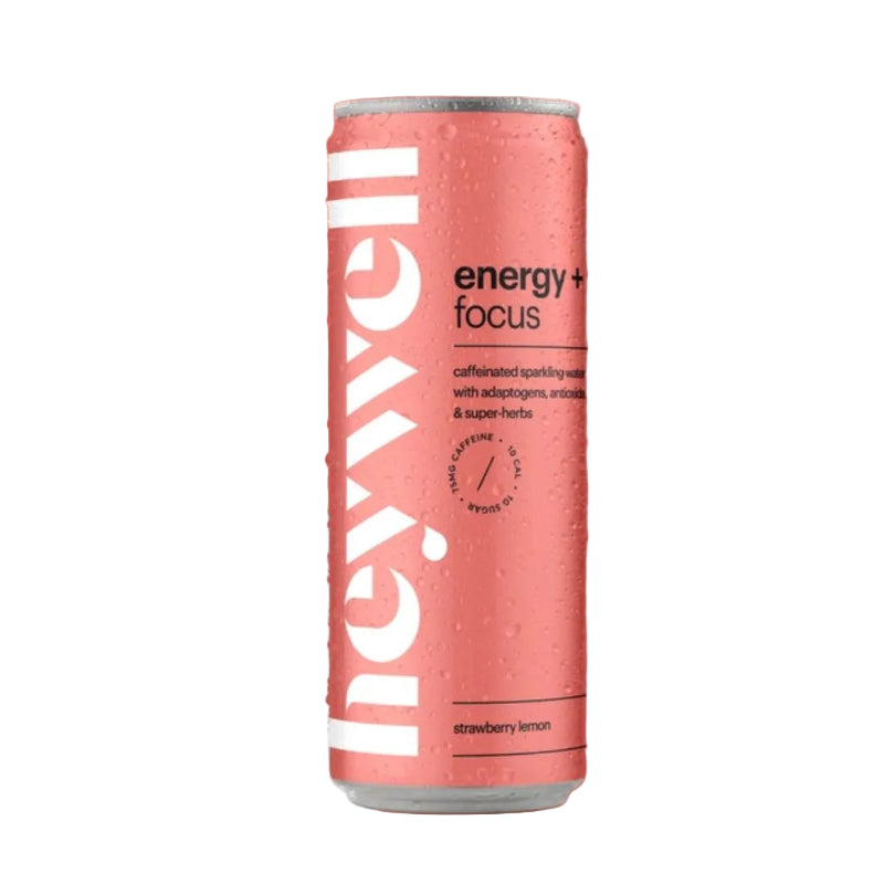 Heywell Energy + Focus Sparkling Strawberry Lemon